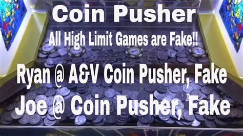 are the coin pusher videos on youtube fake